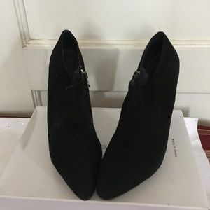 PEDRO MIRALLES BLACK SUEDE HIGH HEEL 4" BOOTIES